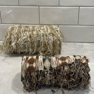 Year-Round Scarf Bundle | Tan & Brown Earth Tones | Gap & Charming Charlie